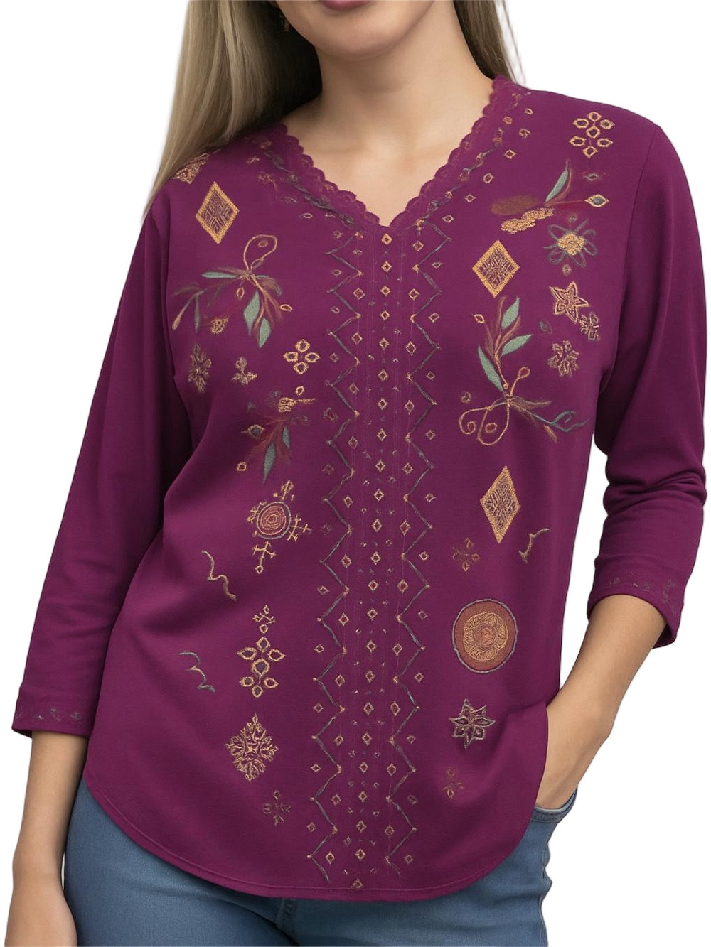 88. NWT WOMENS KYLA SEO S (FIT XL) DETAIL TOP